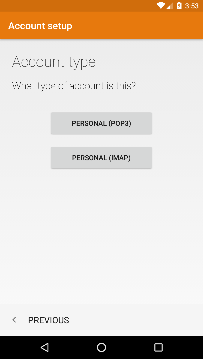 Android levelező-kliens beállítása 2