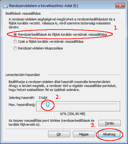 Rendszer visszállítás 4