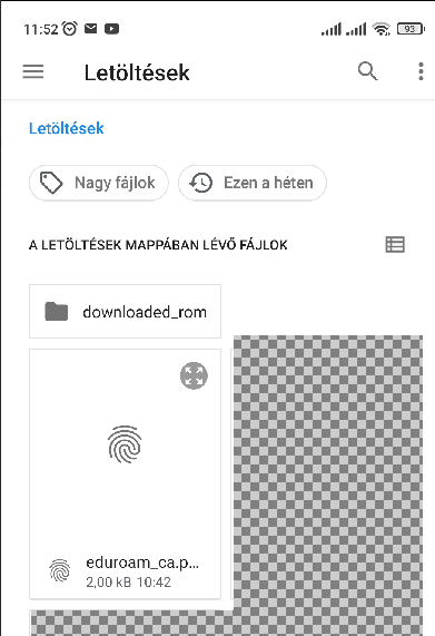 Tanúsítvány