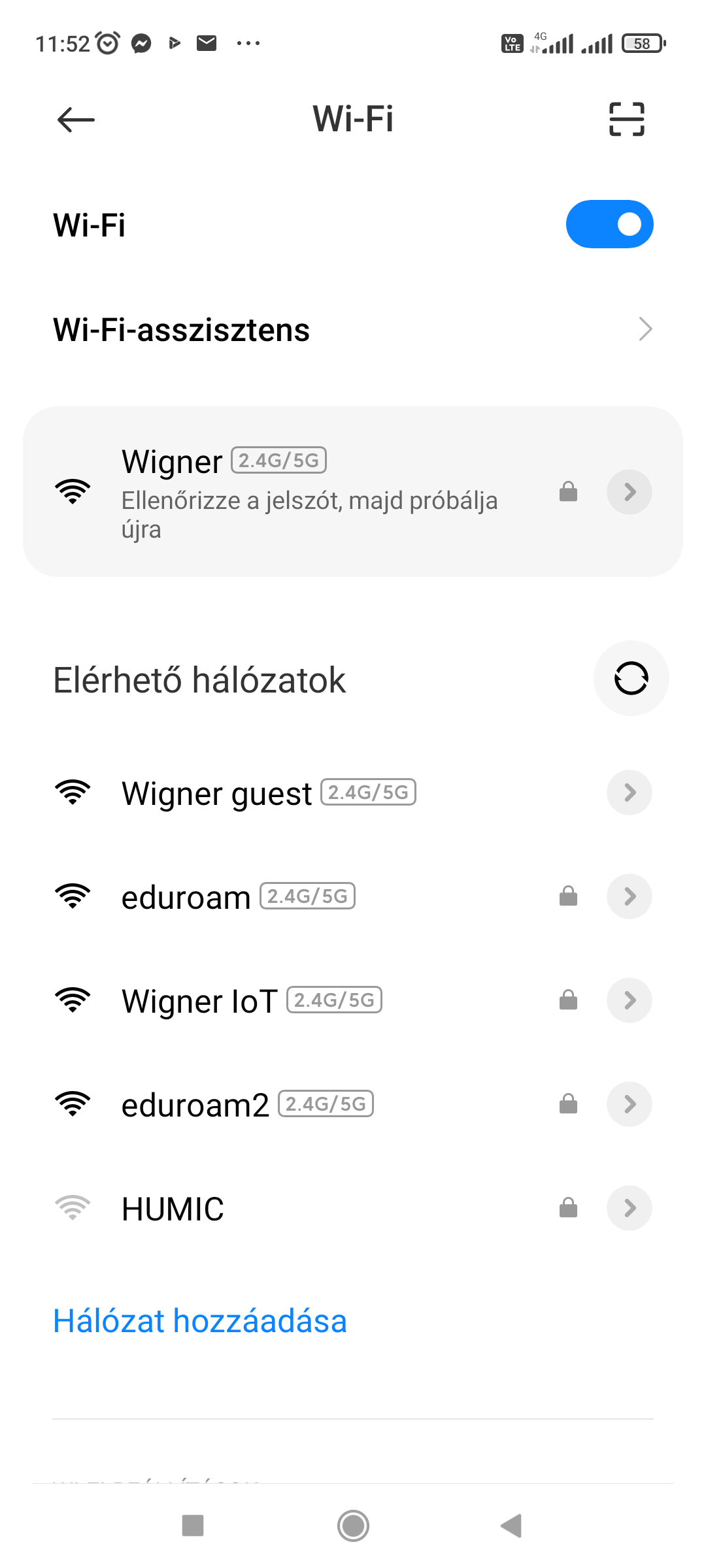 Nem kapcsolódó hiba