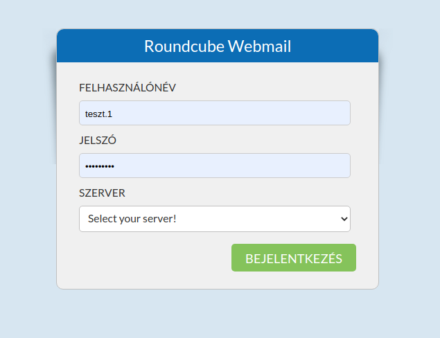 roundcube login